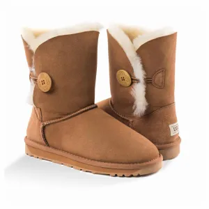 Ugg Boots Classic Short Button Chestnut 40