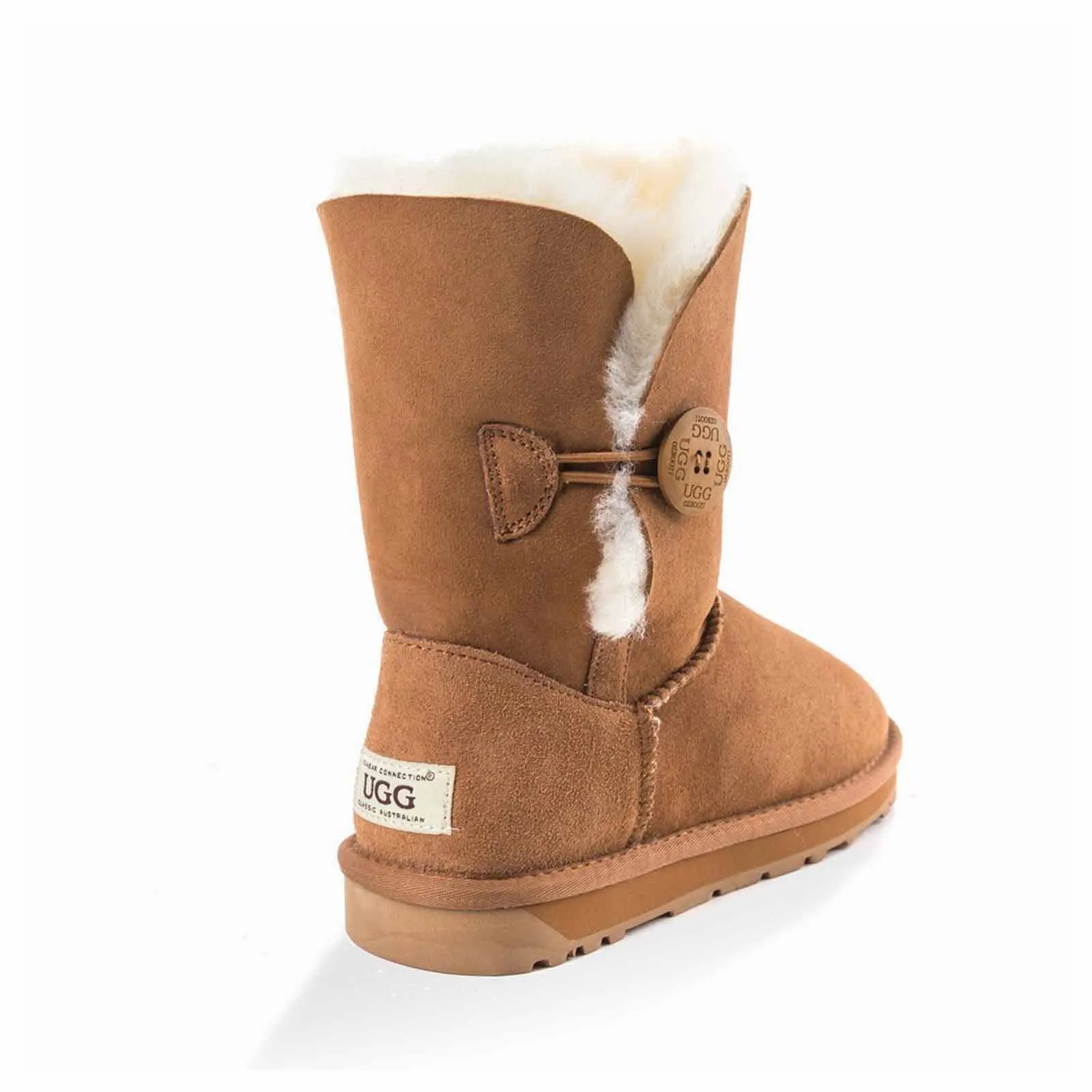 Ugg Boots Classic Short Button Chestnut 40