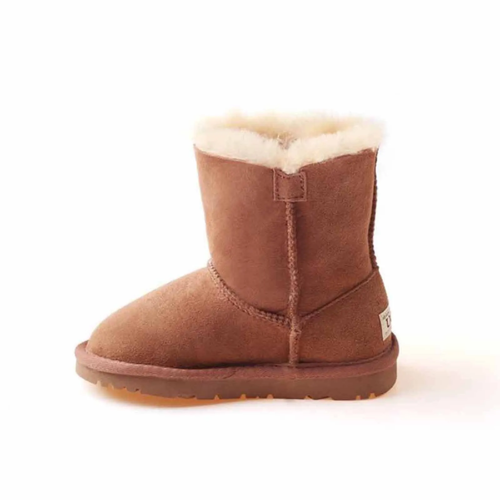 Ugg Boots Kids Classic Button Chestnut 5-6