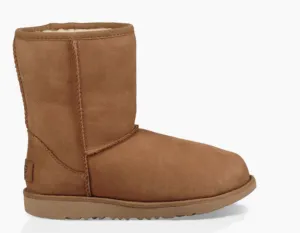 UGG Kids' K Classic Short II Waterproof Pull-on Boot | Chestnut