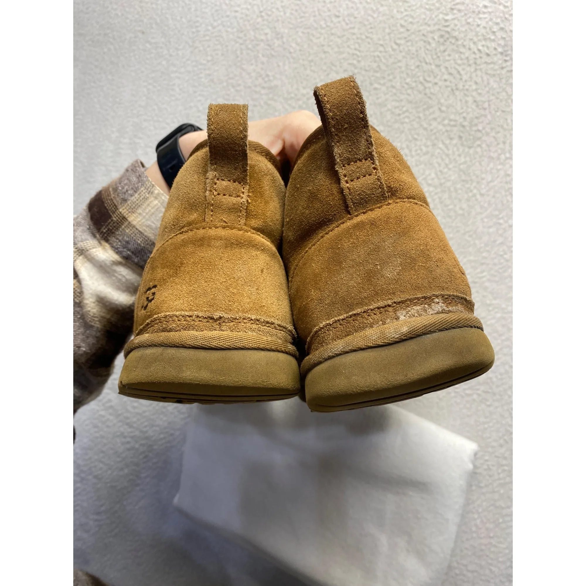 UGG Mens Suede Shearling Lined Lace-Up Chukka Boots #7271