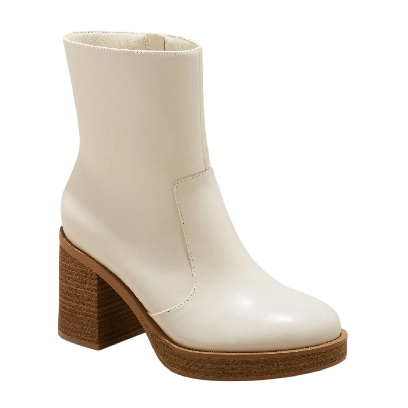 Universal Thread Jenna Platform Boots with Memory Foam Insole Off White 8M