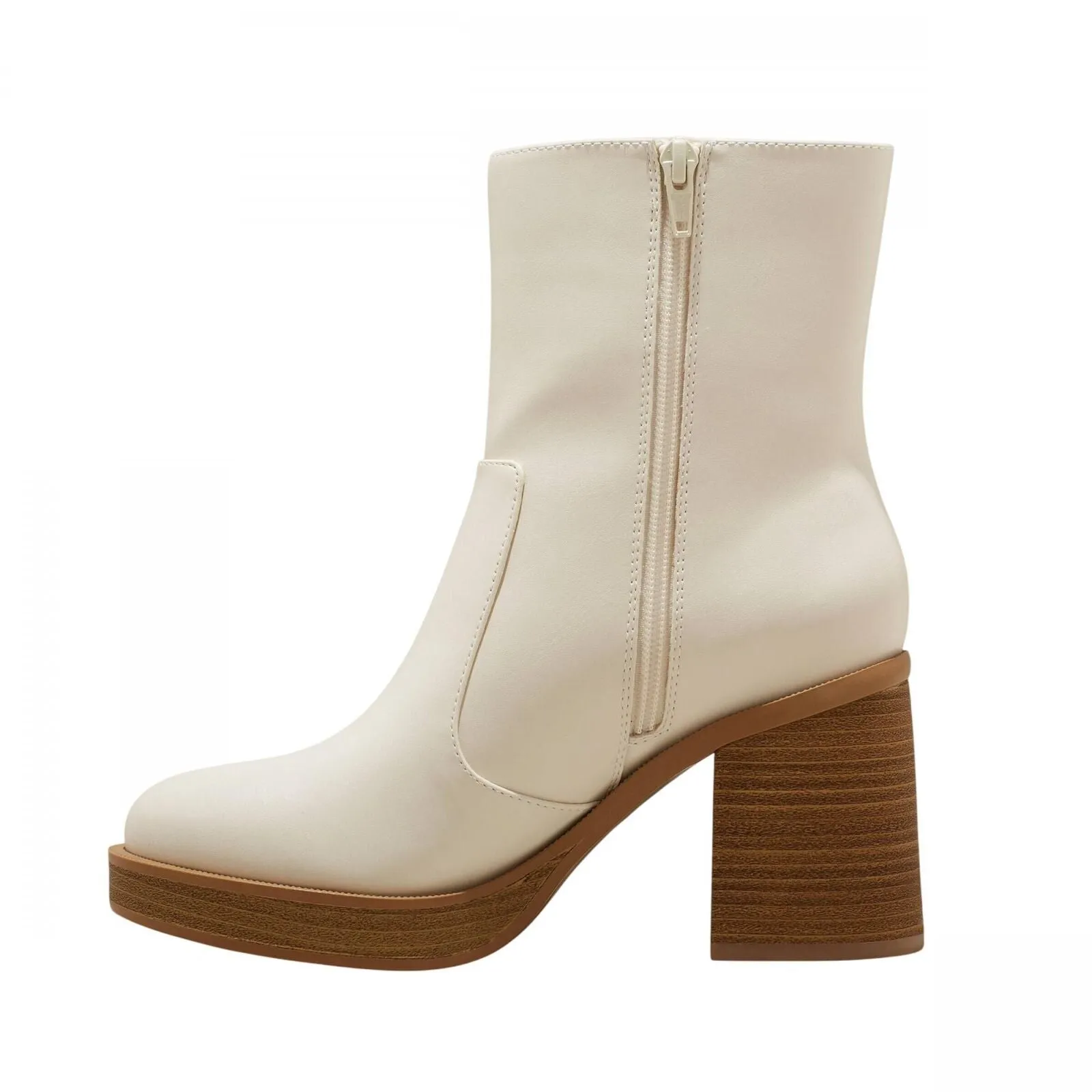 Universal Thread Jenna Platform Boots with Memory Foam Insole Off White 9M
