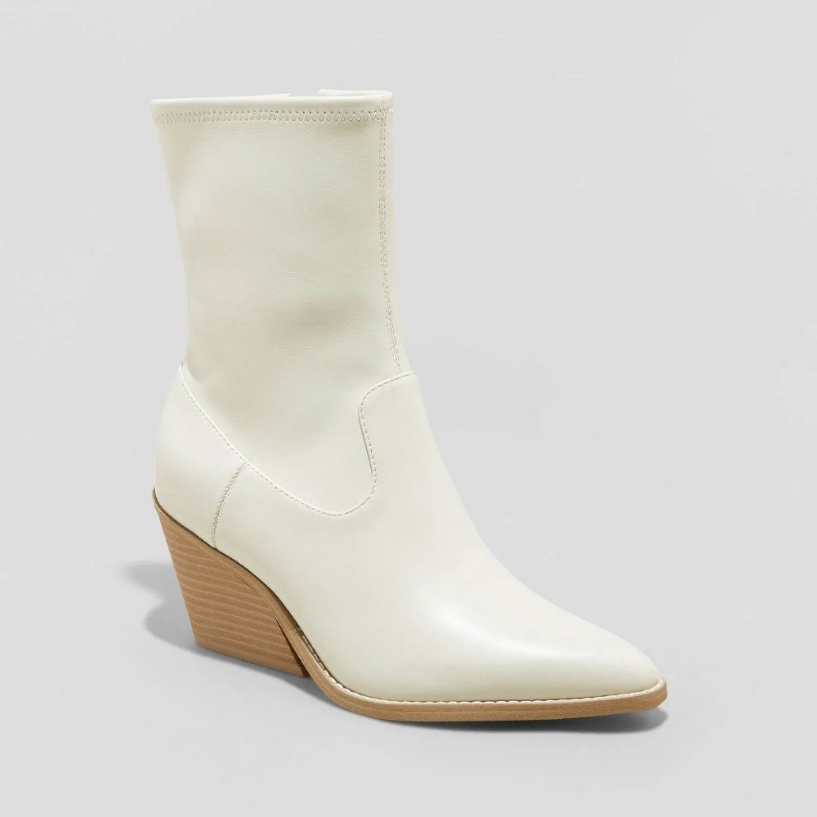 Universal Thread Women's Aubree Ankle Boots 88375051 Off White 9M