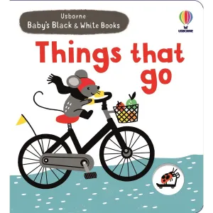 Usborne Baby's Black And White Things That Go Board Book