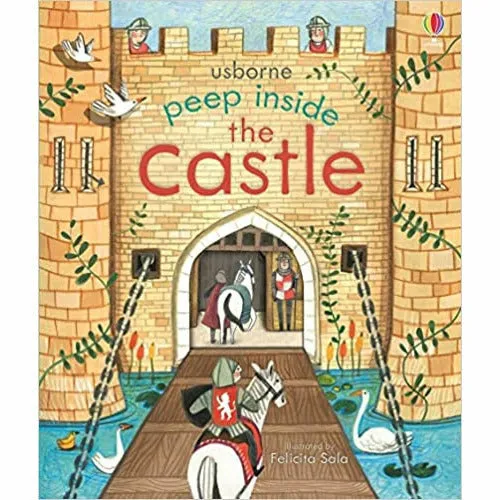 Usborne Peep Inside Collection 4 Books Set (Peep Inside Space, Sea,Castle)