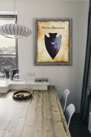 Vecna Original Heraldry of Greyhawk Anna Meyer Cartography Canvas Art Print