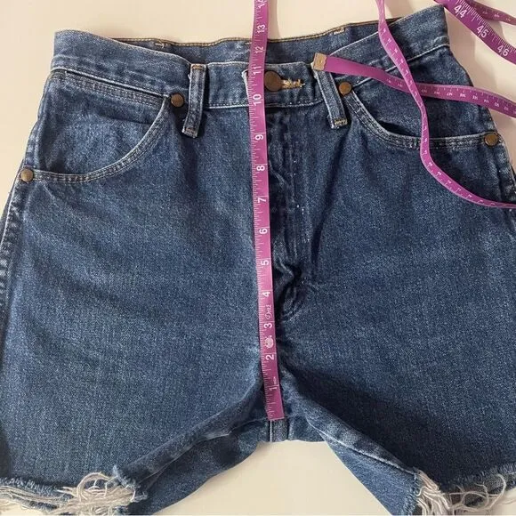 Vintage Wrangler Medium-Dark Wash Denim CutOff Shorts
