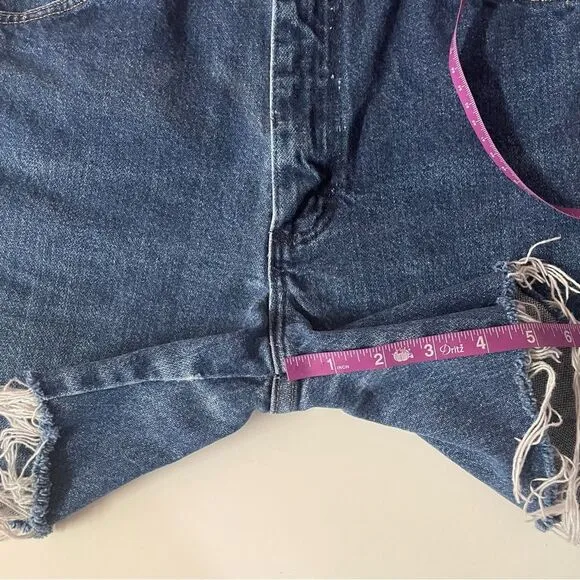 Vintage Wrangler Medium-Dark Wash Denim CutOff Shorts