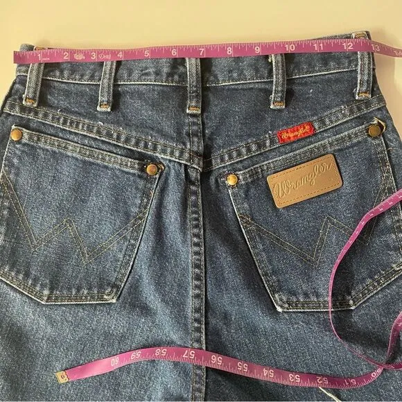 Vintage Wrangler Medium-Dark Wash Denim CutOff Shorts
