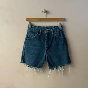 Vintage Wrangler Medium-Dark Wash Denim CutOff Shorts