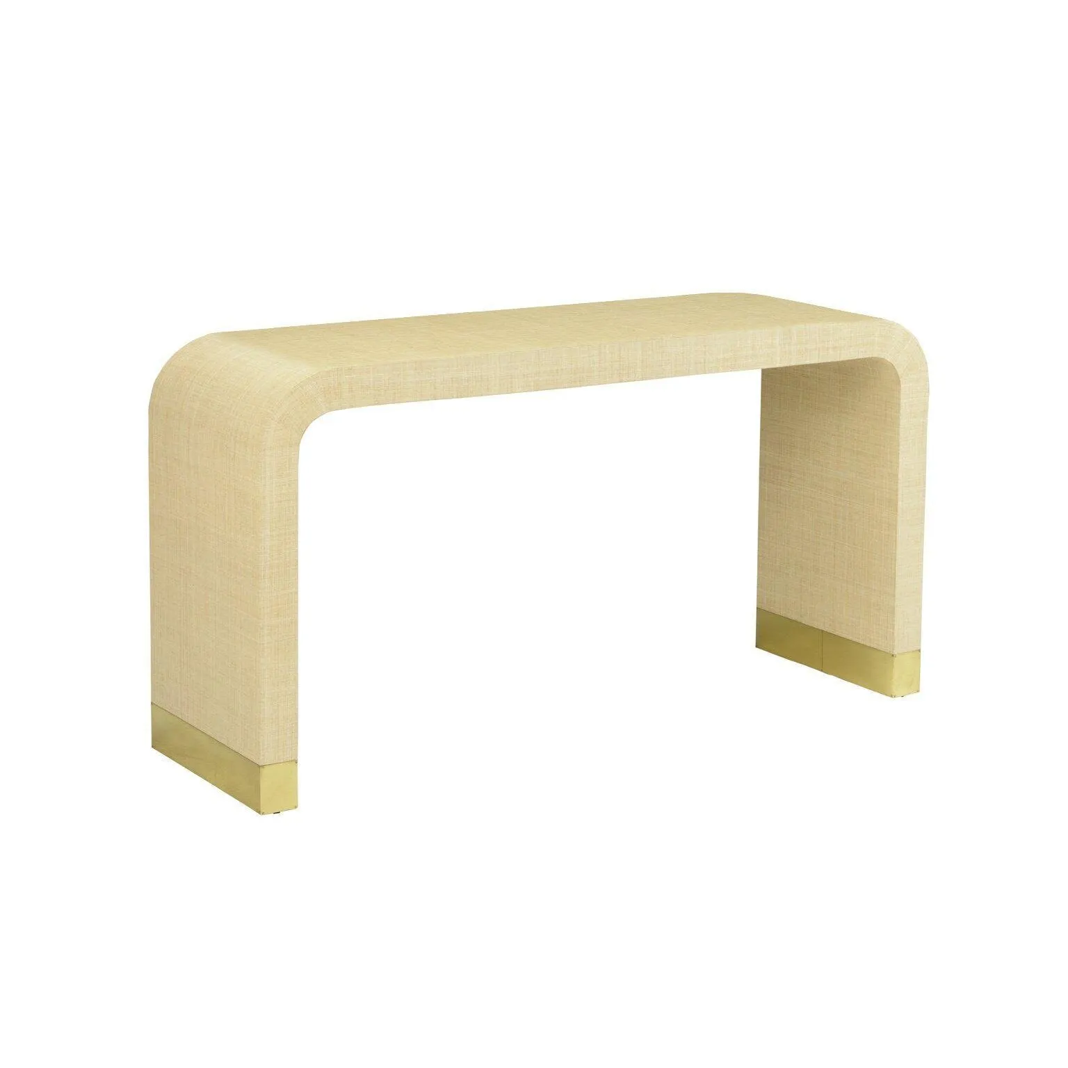 Waterfall 60" Console Table in Cream