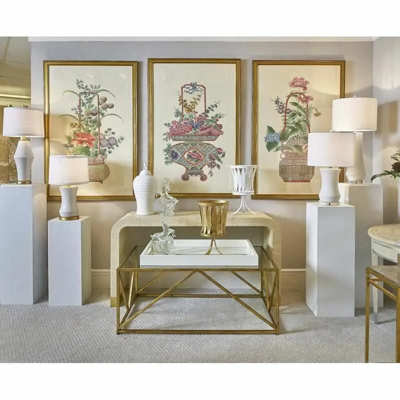 Waterfall 60" Console Table in Cream