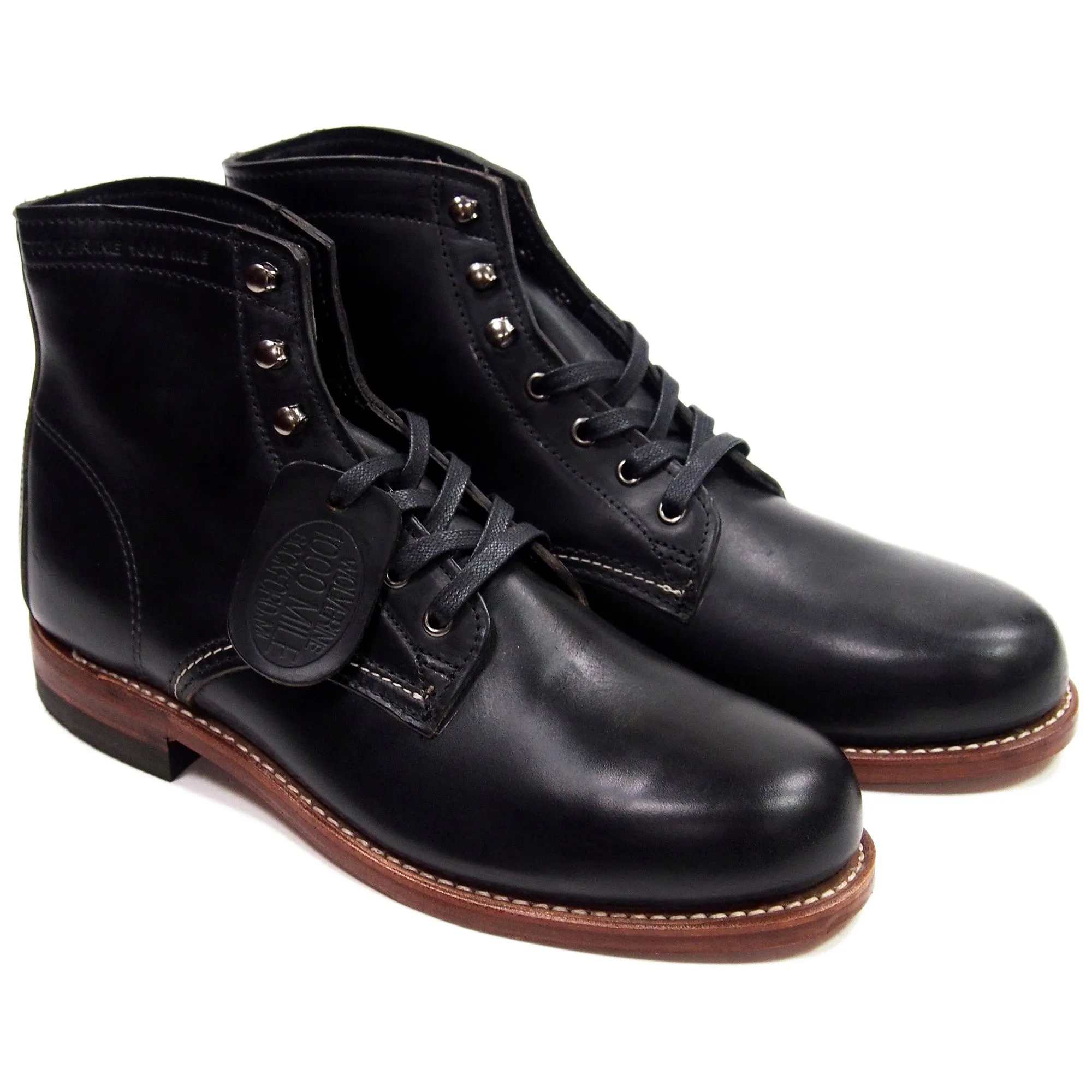 Wolverine 1000 Mile Boots - Black - Made in USA