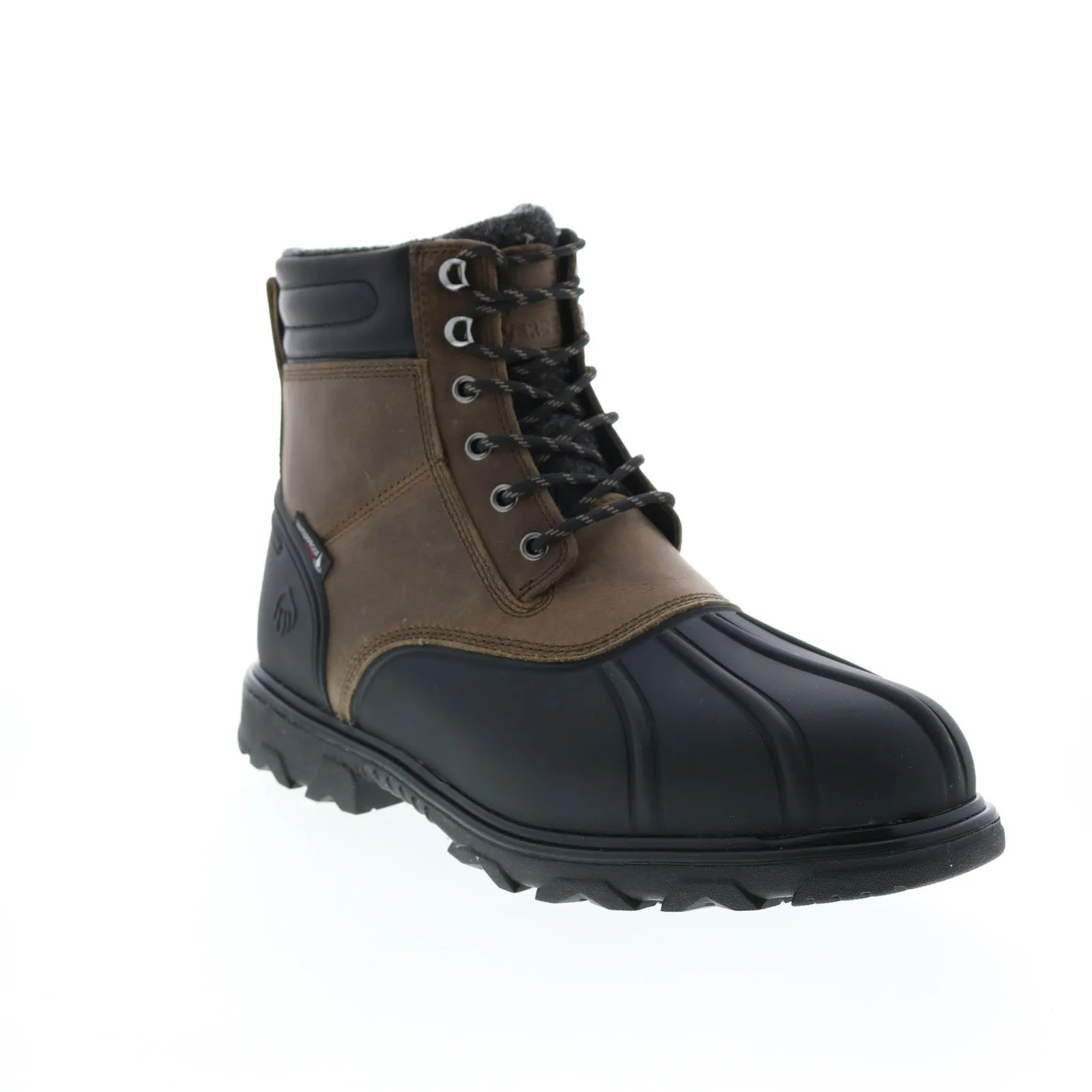 Wolverine Muscovy Chukka W080010  Mens Brown Wide Leather Lace Up Work Boots