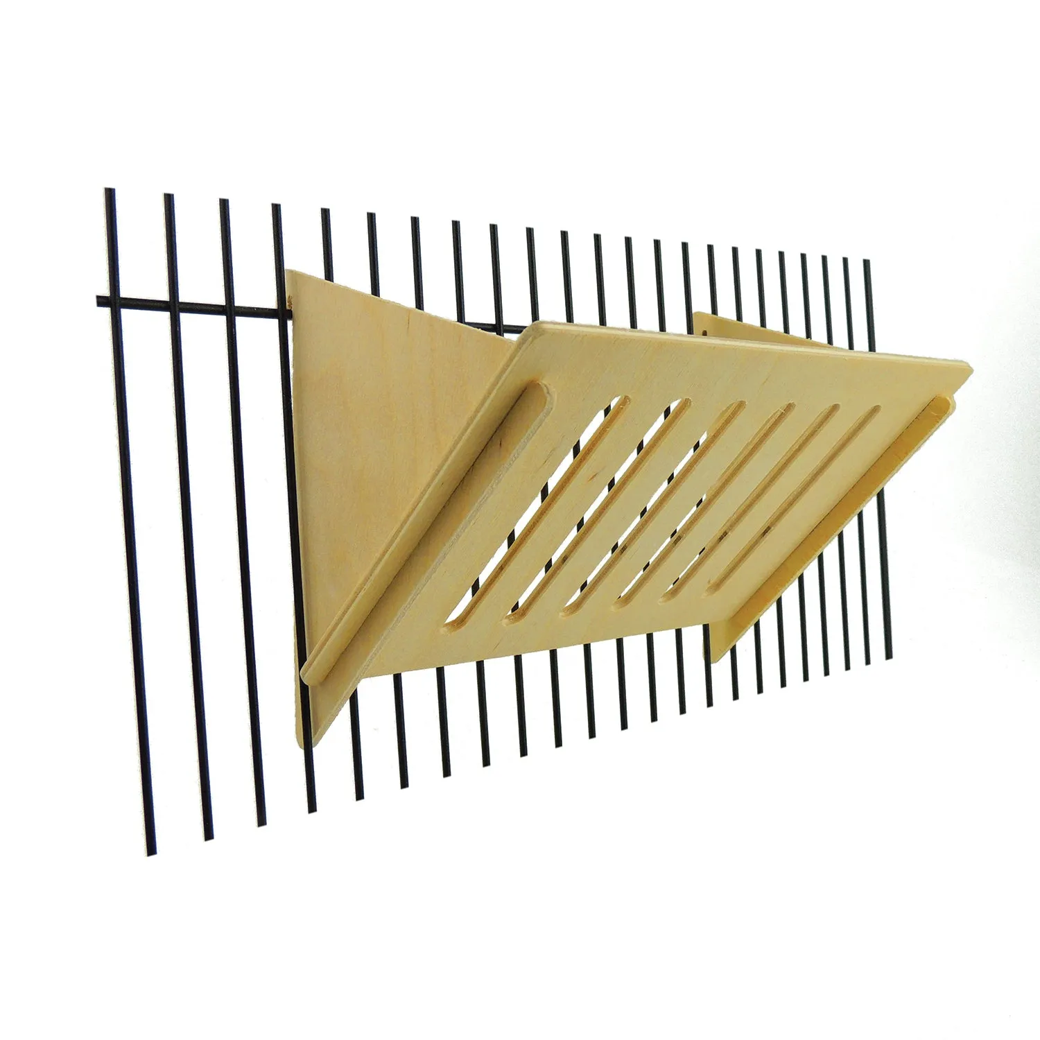 wooden clip on hay feeder/rack