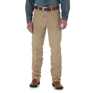 Wrangler Men's Cowboy Cut Silver Edition Slim Fit Jean Tan