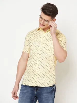 Yellow Floral Shirt
