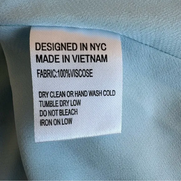 Yumi Kim Bedford Park Blue Chelsea Dress Size L Chiffon Mini Dress